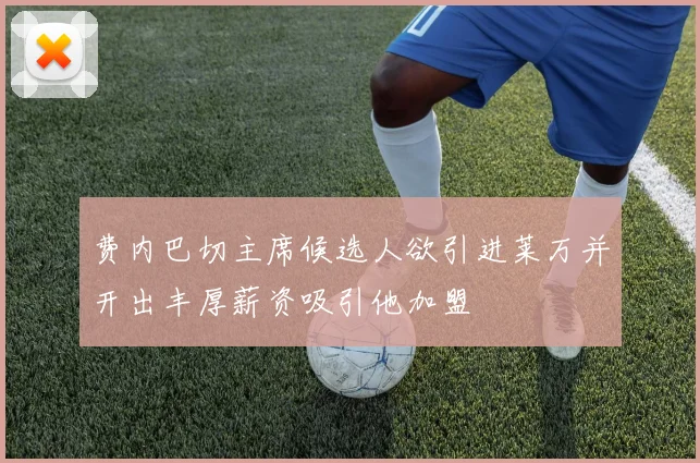 费内巴切主席候选人欲引进莱万并开出丰厚薪资吸引他加盟